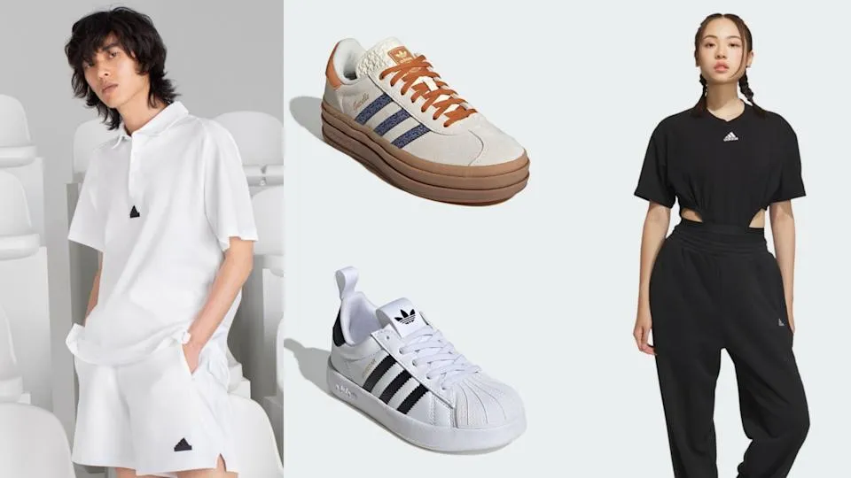 adidas最低$399收！話題跑鞋、爆賣健走鞋、休閒服飾…這雙厚底增高GAZELLE BOLD穿上腿型超完美